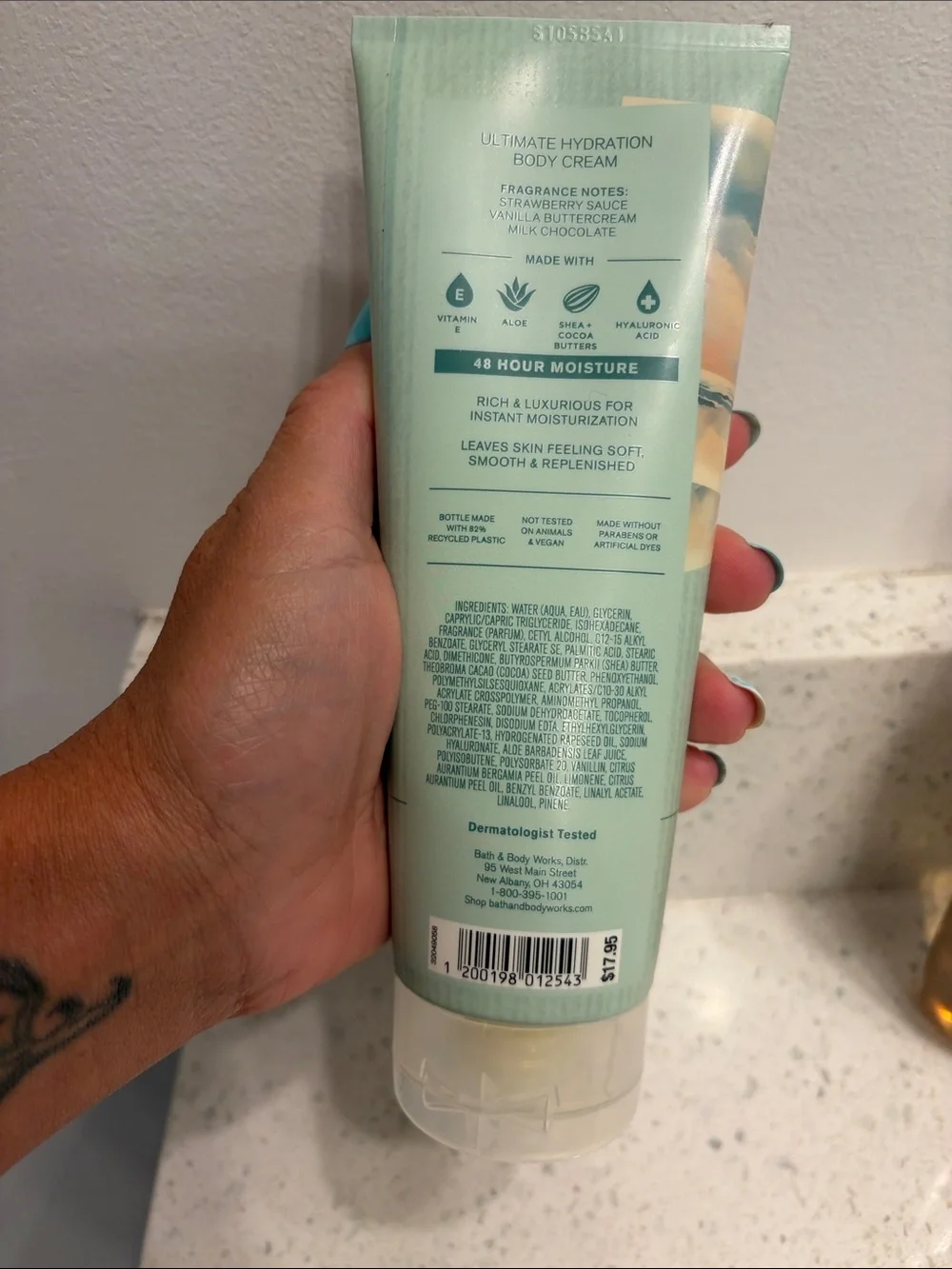 Bath and body works  Neapolitan, ice cream, shower gel and lotion set
